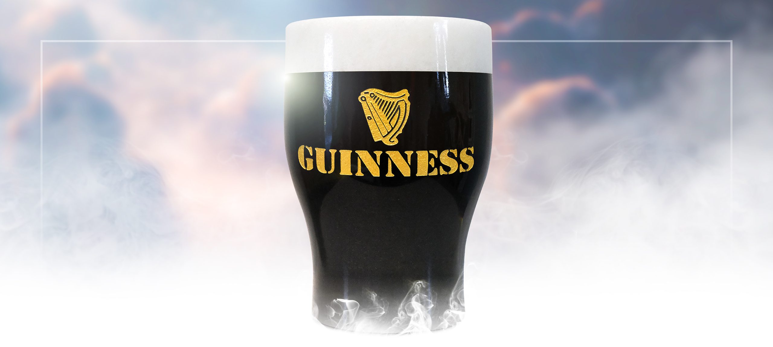 Bespoke Guinness pint accessory