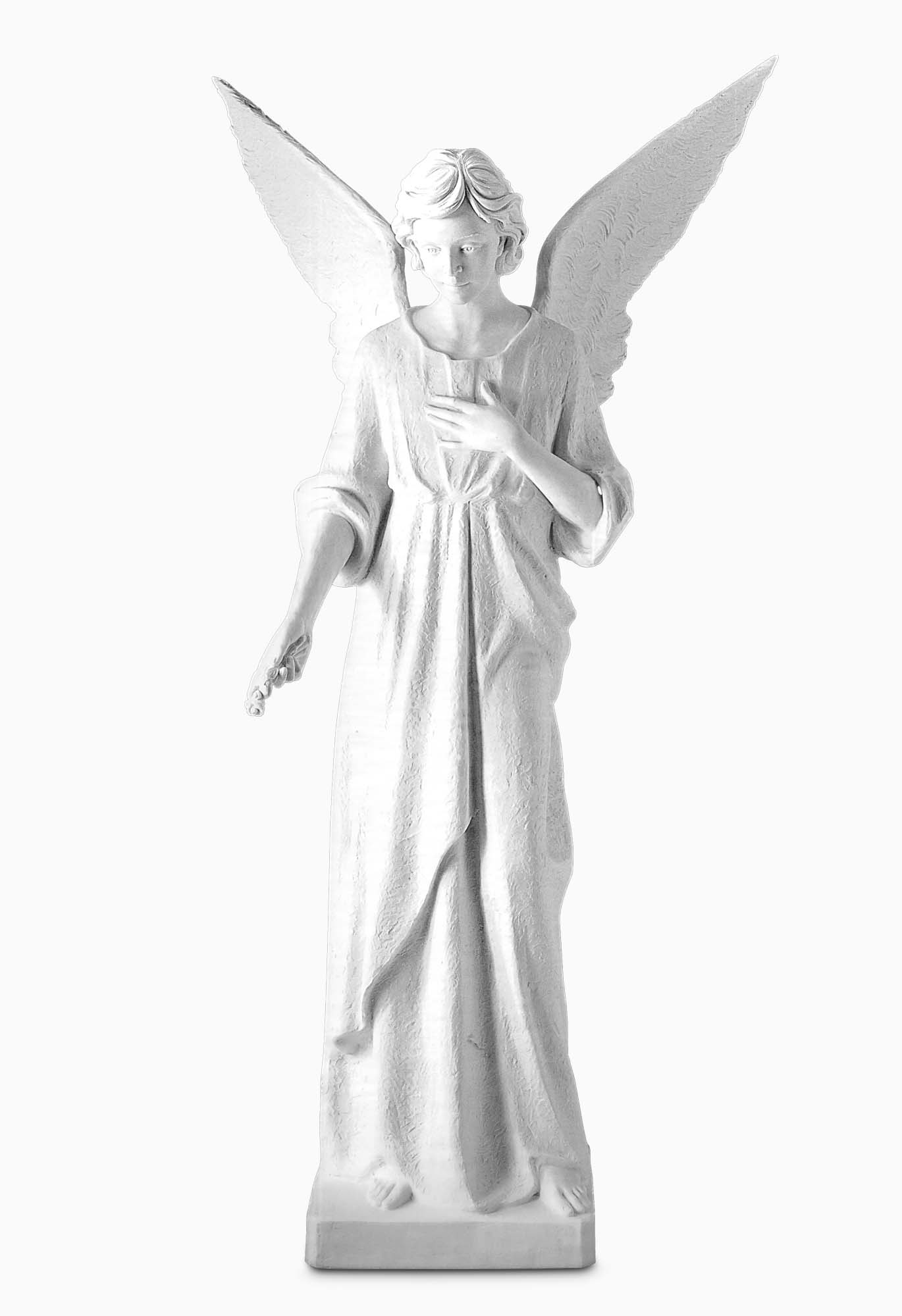 Angel giving flowers porcelain statue Statue accessories