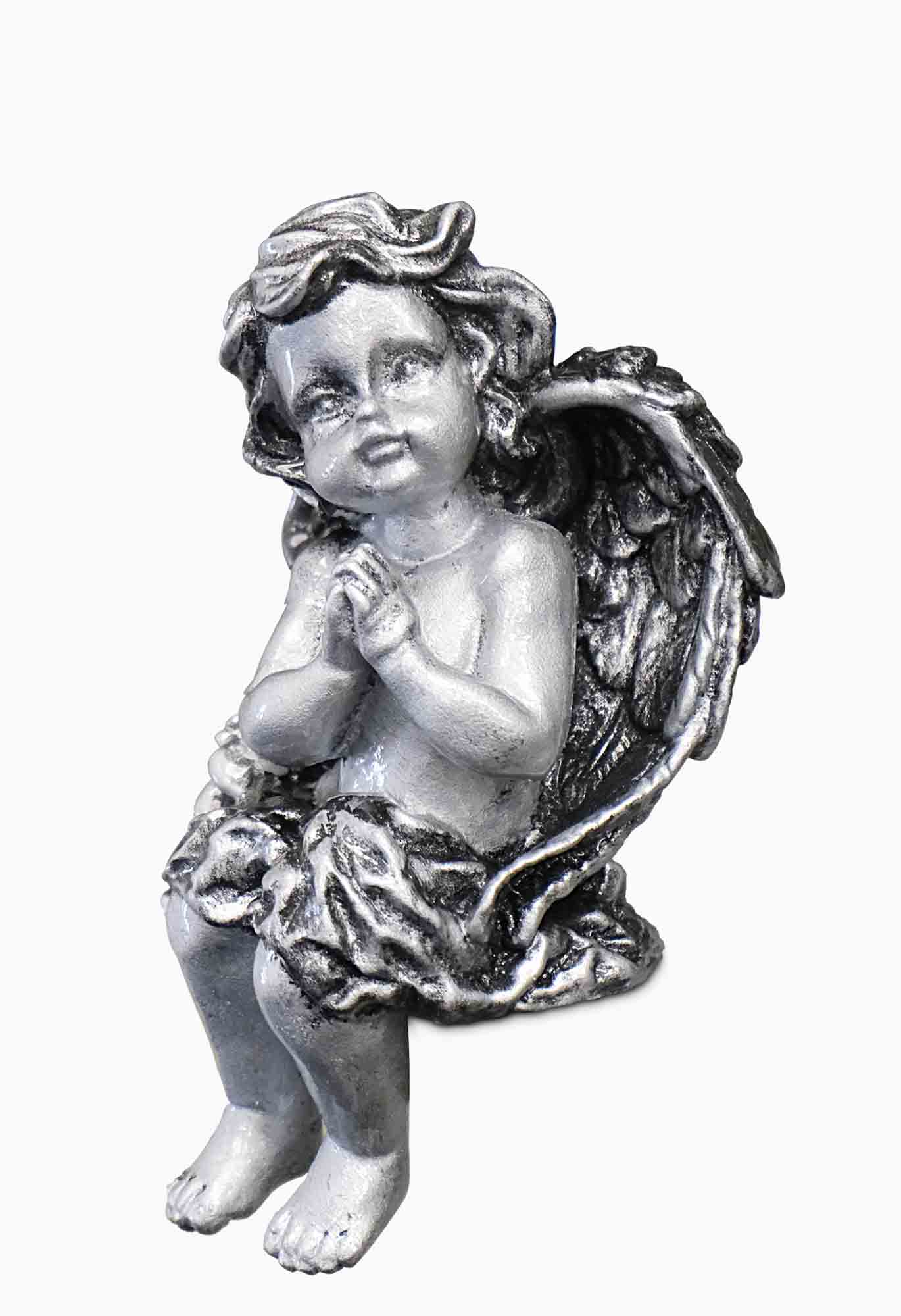 Cherub angel in silver