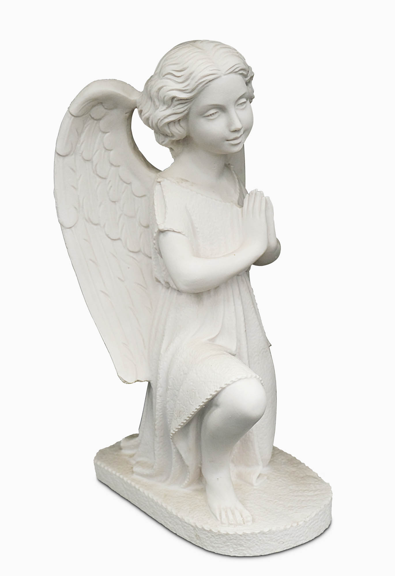Knelling child angel porcelain statue version