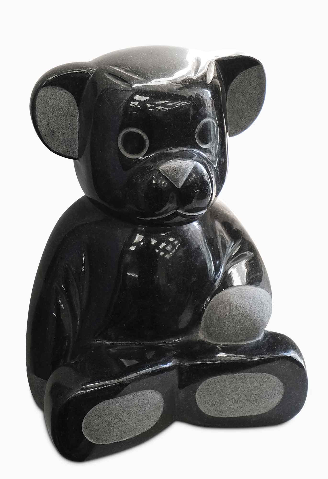 Supreme Black sculpted bear